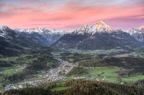 Berchtesgaden und Watzmann in Bayern