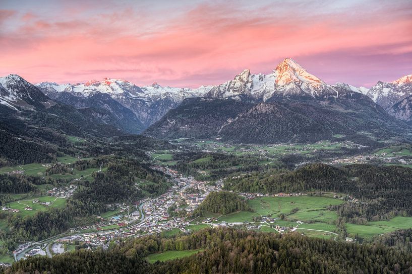 Berchtesgaden und Watzmann in Bayern von Michael Valjak