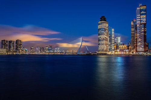 Kop van Zuid, Maas & Erasmus Bridge, Rotterdam. 