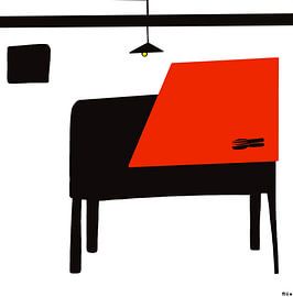 Knife and fork by Martin Groenhout