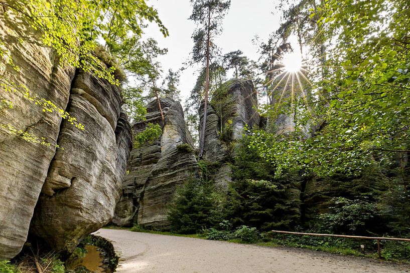 Die Weckelsdorfer Felsenstadt bei Aderbach von Roland Brack