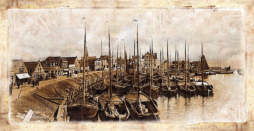 Port du Vieux Volendam par Dutch Art