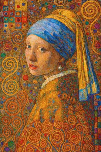 Het Meisje met de Parel schilderij