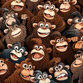 Singe acrobatique sur Erich Krätschmer