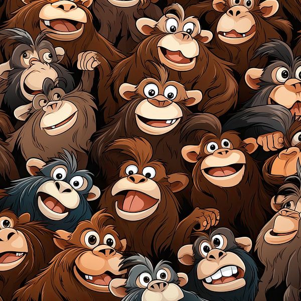Singe acrobatique par Erich Krätschmer