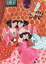 The queen bee and pink princesses by Caroline Bonne Müller thumbnail