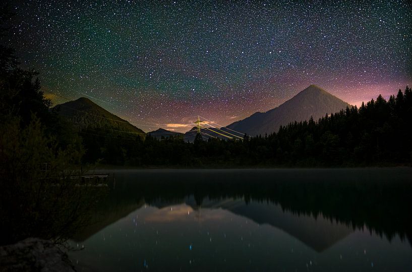 Sternenhimmel über dem Urisee von Raphotography