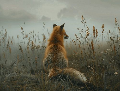 In the Silence of the Morning | The Enchanting Beauty of a Fox in Nature