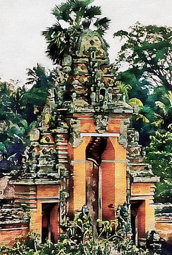 Balinese Tempel 7 van Dorothy Berry-Lound
