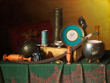 Stilleben mit Bric-a-Brac, William Harnett