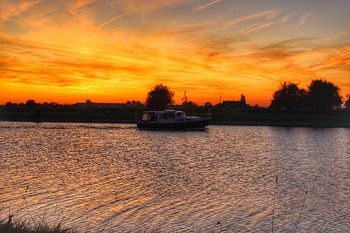 Coucher de soleil coloré Arnemuiden