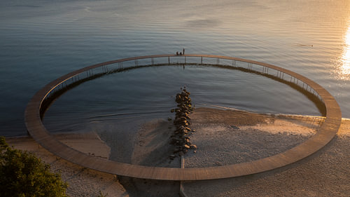 Infinity Bridge, Aarhus, Dänemark.