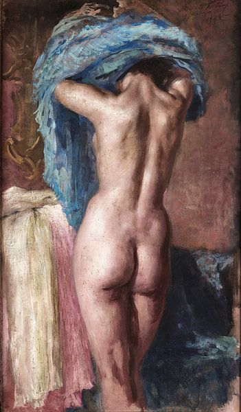 Mariano Fortuny y Madrazo, Vrouwelijk naakt vanaf de achterkant - 1943 van Atelier Liesjes