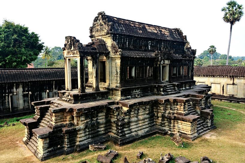 Khmer-Tempel im Herzen von Angkor Wat von Frank Photos