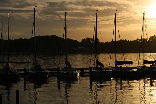 Schepen op Paterswoldesemeer 