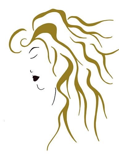 Goldie - woman with long golden locks