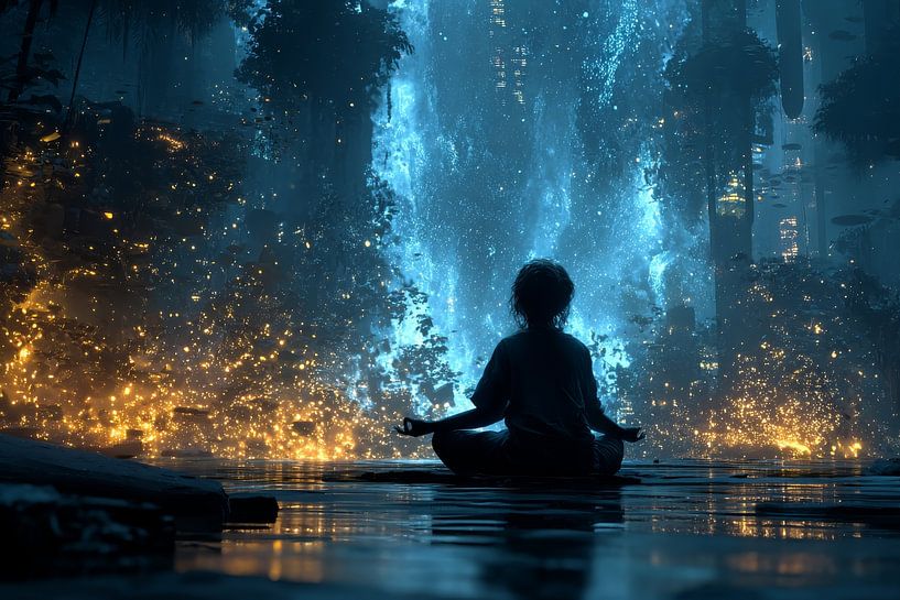 Meditation über das geistige Leben am Abend von Egon Zitter