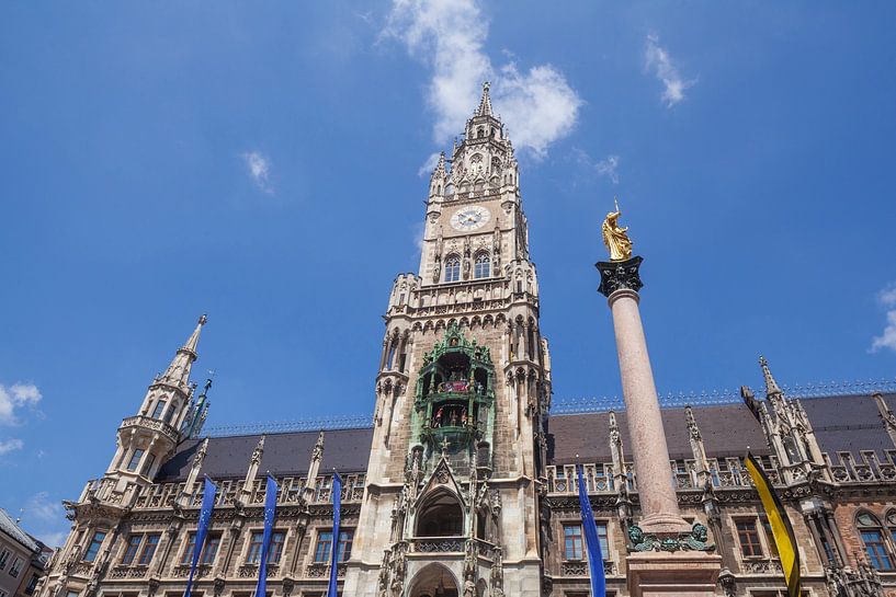 Nouvel hôtel de ville, Marienplatz, Munich par Torsten Krüger