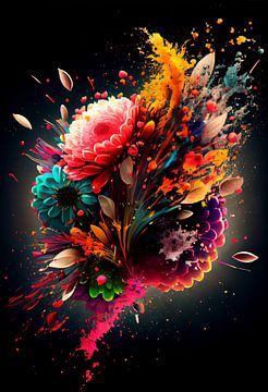 Explosie van bloemen. Deel 1 van Maarten Knops