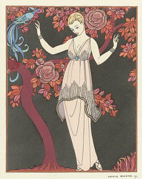 The Tree of Science / Doeuillet's Evening Dress, George Barbier