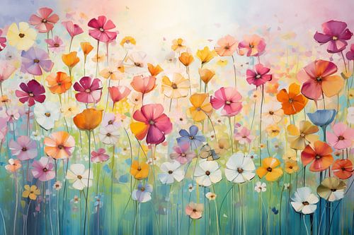 Bunte Blumen von Bert Nijholt