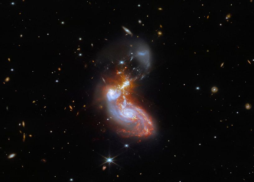 James Webb Telescope Galactic Get-Together van Brian Morgan