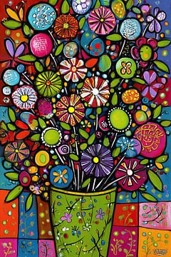 Colorful Floral Explosion van I ❤ Bloemen