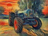 Tractor Eicher Mammut All Wheel Drive Style van Edvard Munch