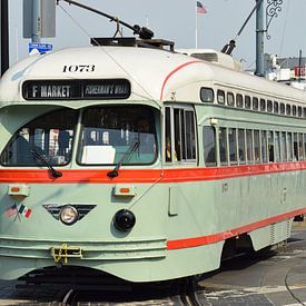 San Fransisco tram, California by Nancy Robinson
