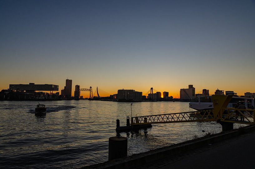 Evening photography one city of Rotterdam by Jorg van Krimpen