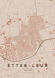 Stadtplan von Etten-Leur von Stef van Campen