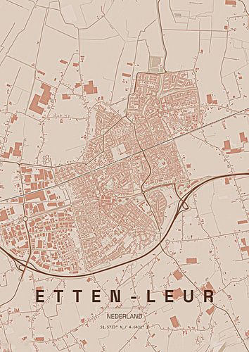 Etten-Leur Plattegrond