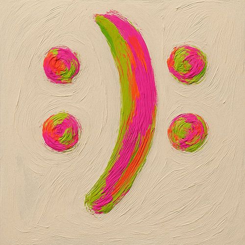 Two Stories in Magenta & Lime