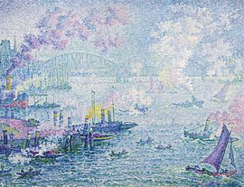 Haven van Rotterdam van Paul Signac