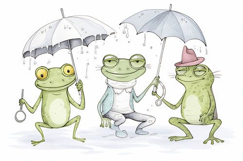 Amphibious Migration: The Great Frog Adventure