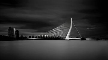 Le pont Erasmus à Rotterdam sur Boris Van Berkel