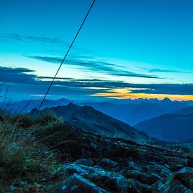 Zonsopkomst in Oostenrijk von Luc Brouwer