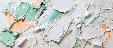 Structure colorée - Peinture abstraite sur Poster Art Shop