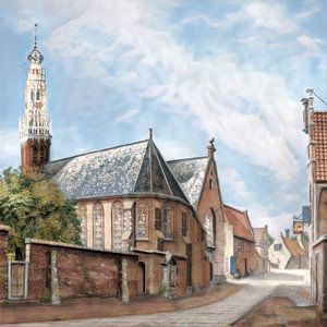 Haarlem Bakenesserkerk vers 1700