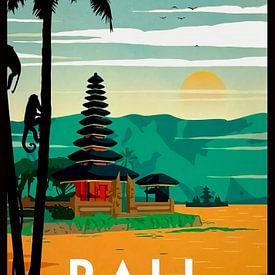 Werbung für Reisen und Tourismus auf Bali von Maria Blair