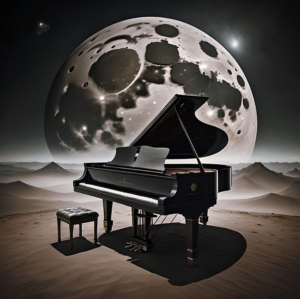 Wing on the moon by Gert-Jan Siesling