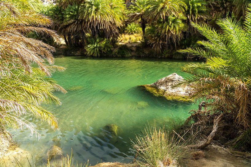 Gorge of Preveli, Crete by Peter Schickert