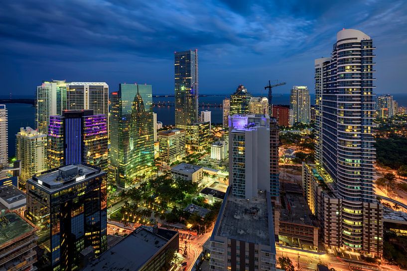 Brickell Miami Skyline von Mark den Hartog