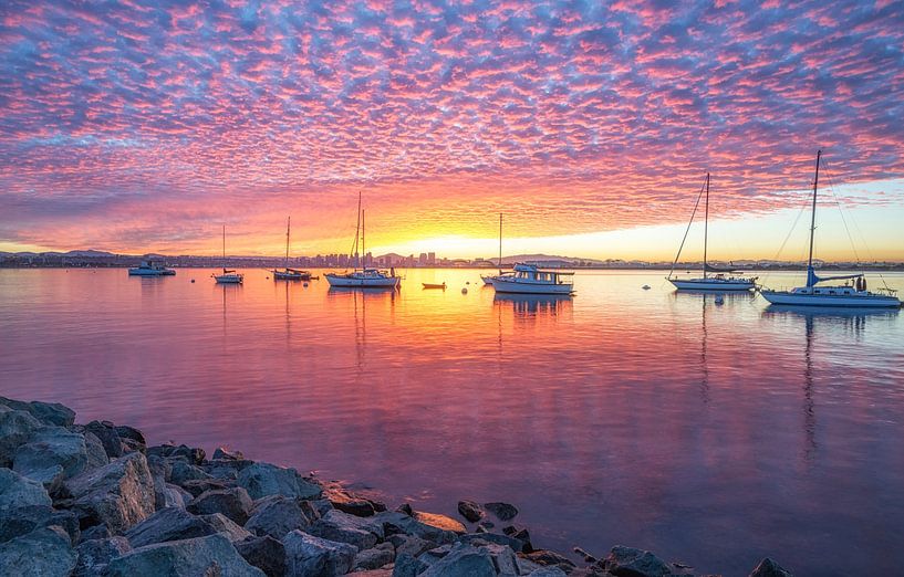 Sunrise Above and Below by Joseph S Giacalone Photography