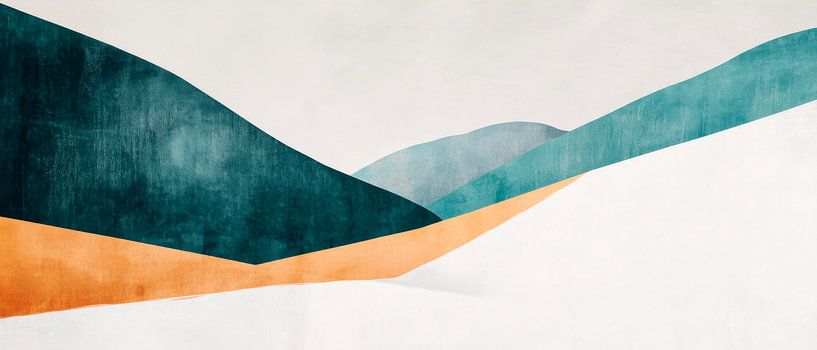 Abstrakte Landschaft von Poster Art Shop