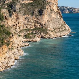 Cliffs of the Mediterranean coast by Adriana Mueller