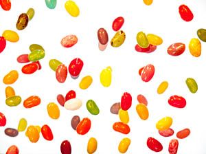 Flying Jelly Beans! van David Hanlon