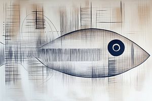 Fisch abstrakt 1