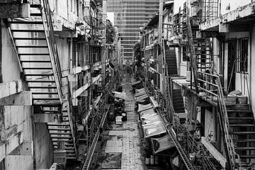 Straatfotografie in Bangkok van Bart van Lier