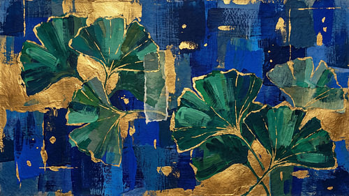Ginkgo Majesty in Sapphire Gold
